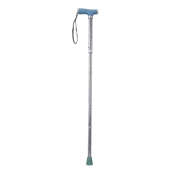 Folding Canes with Glow Gel Grip Handle - Light Blue - Click Image to Close